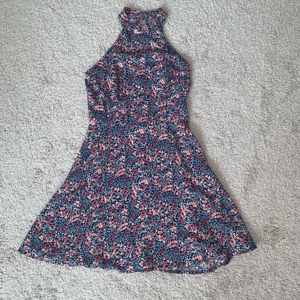 FLORAL SHORT DRESS